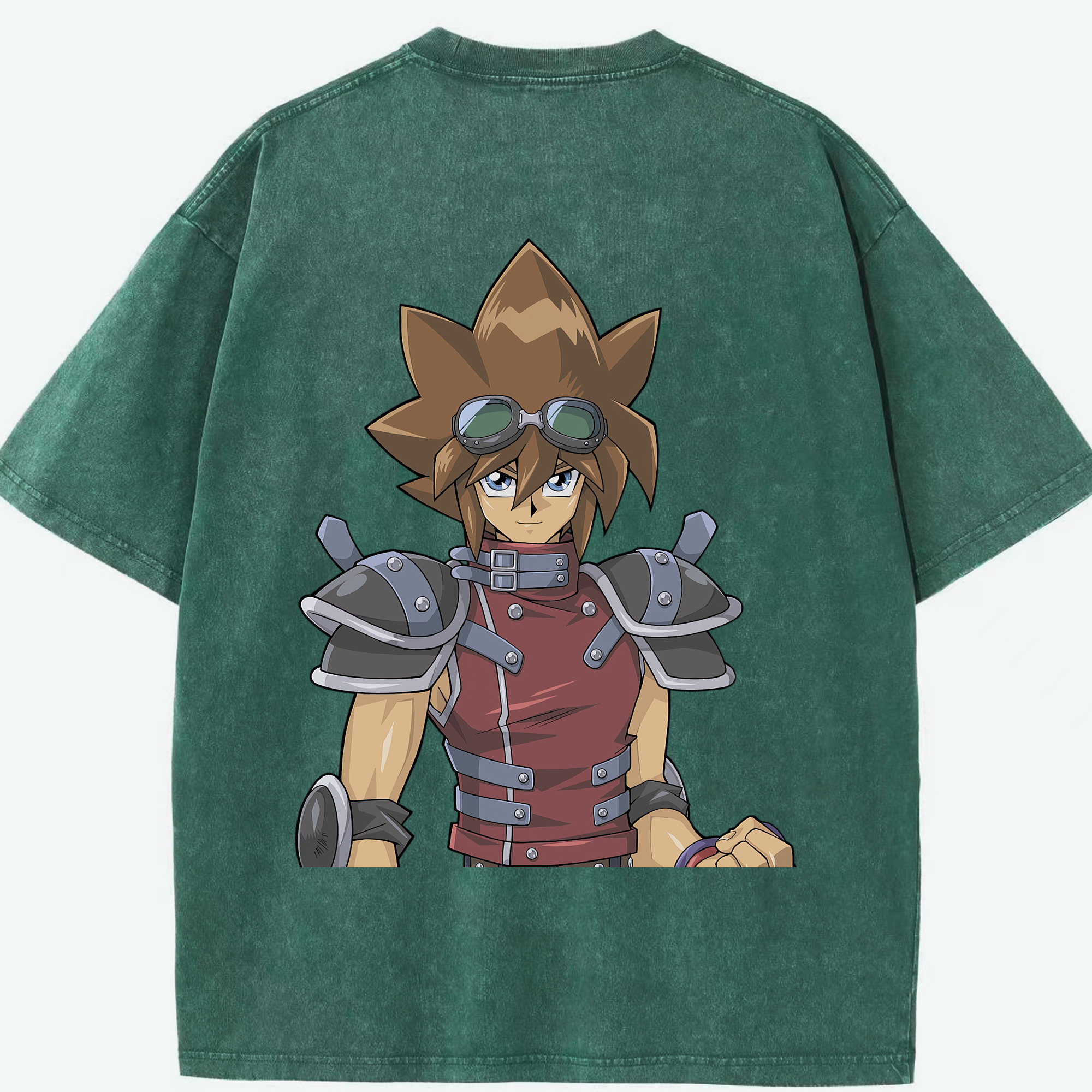 （画像用） 遊☆戯☆王 Yu-Gi-Oh! 綿100% ヴィンテージ風 半袖Tシャツ（背面プリント）